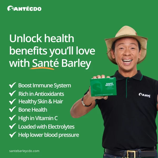 Santé Barley Benefits Banner