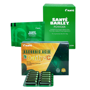 Santé Barley Nutripair(1 box Santé Barley Powder & 1 box Daily-C)