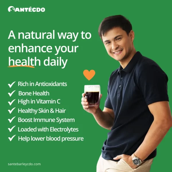 Santé Barley Benefits Banner